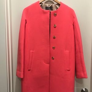 J crew double cloth Sabrina coat